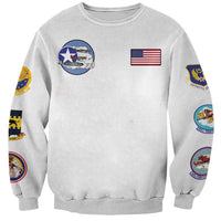 Tuskegee Airmen WWII Heroes Sweatshirt The Great American Aviators White Art - Wonder Print Shop