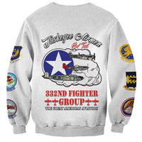 Tuskegee Airmen WWII Heroes Sweatshirt The Great American Aviators White Art - Wonder Print Shop