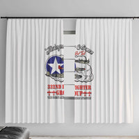 Tuskegee Airmen WWII Heroes Window Curtain The Great American Aviators White Art - Wonder Print Shop