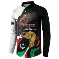 Libya 73rd Anniversary Independence Day Button Sweatshirt - Wonder Print Shop