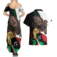 Libya 73rd Anniversary Independence Day Couples Matching Summer Maxi Dress and Hawaiian Shirt - Wonder Print Shop