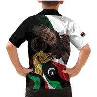 Libya 73rd Anniversary Independence Day Family Matching Mermaid Dress and Hawaiian Shirt - Wonder Print Shop