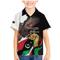 Libya 73rd Anniversary Independence Day Family Matching Mermaid Dress and Hawaiian Shirt - Wonder Print Shop