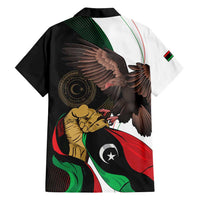 Libya 73rd Anniversary Independence Day Family Matching Off Shoulder Short Dress and Hawaiian Shirt - Wonder Print Shop