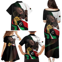 Libya 73rd Anniversary Independence Day Family Matching Puletasi and Hawaiian Shirt - Wonder Print Shop