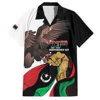 Libya 73rd Anniversary Independence Day Family Matching Tank Maxi Dress and Hawaiian Shirt - Wonder Print Shop