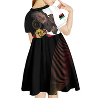 Libya 73rd Anniversary Independence Day Kid Short Sleeve Dress - Wonder Print Shop