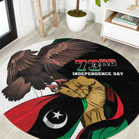 Libya 73rd Anniversary Independence Day Round Carpet