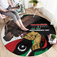 Libya 73rd Anniversary Independence Day Round Carpet