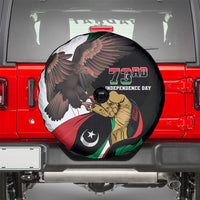 Libya 73rd Anniversary Independence Day Spare Tire Cover - Wonder Print Shop