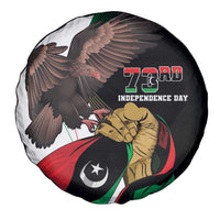 Libya 73rd Anniversary Independence Day Spare Tire Cover - Wonder Print Shop