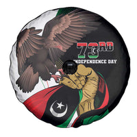 Libya 73rd Anniversary Independence Day Spare Tire Cover - Wonder Print Shop