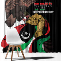 Libya 73rd Anniversary Independence Day Window Curtain - Wonder Print Shop