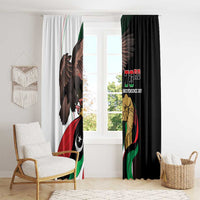 Libya 73rd Anniversary Independence Day Window Curtain - Wonder Print Shop