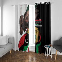 Libya 73rd Anniversary Independence Day Window Curtain - Wonder Print Shop