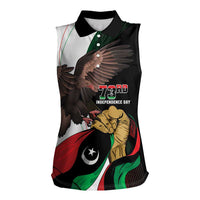 Libya 73rd Anniversary Independence Day Women Sleeveless Polo Shirt - Wonder Print Shop