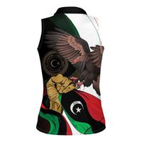 Libya 73rd Anniversary Independence Day Women Sleeveless Polo Shirt - Wonder Print Shop