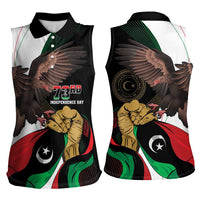 Libya 73rd Anniversary Independence Day Women Sleeveless Polo Shirt - Wonder Print Shop