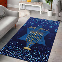 Hanukkah Jewish Festival Area Rug Meronah With Star Of David - Wonder Print Shop