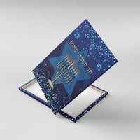 Hanukkah Jewish Festival Canvas Wall Art Meronah With Star Of David - Wonder Print Shop