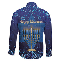 Hanukkah Jewish Festival Family Matching Short Sleeve Bodycon Dress and Hawaiian Shirt Meronah With Star Of David - Wonder Print Shop