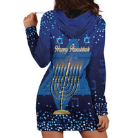 Hanukkah Jewish Festival Hoodie Dress Meronah With Star Of David - Wonder Print Shop