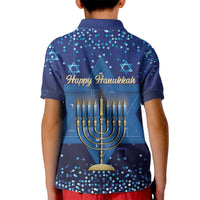 Hanukkah Jewish Festival Kid Polo Shirt Meronah With Star Of David - Wonder Print Shop