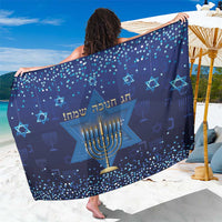 Hanukkah Jewish Festival Sarong Meronah With Star Of David - Wonder Print Shop