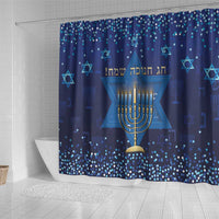 Hanukkah Jewish Festival Shower Curtain Meronah With Star Of David
