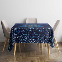 Hanukkah Jewish Festival Tablecloth Meronah With Star Of David - Wonder Print Shop