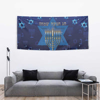 Hanukkah Jewish Festival Tapestry Meronah With Star Of David - Wonder Print Shop