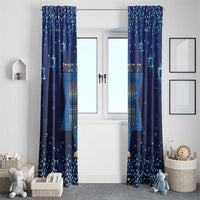 Hanukkah Jewish Festival Window Curtain Meronah With Star Of David - Wonder Print Shop