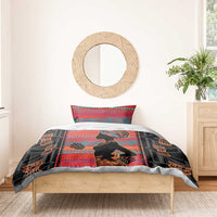 Happy International Women's Day Bedding Set African Women With Ethnic Pattern