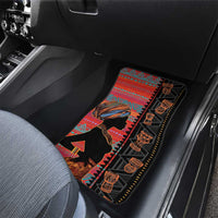 Happy International Women's Day Car Mats African Women With Ethnic Pattern