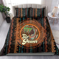 Black Girl Power Bedding Set Happy International Women's Day