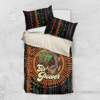 Black Girl Power Bedding Set Happy International Women's Day