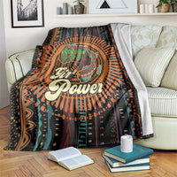 Black Girl Power Blanket Happy International Women's Day