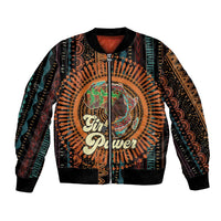 Black Girl Power Bomber Jacket Happy International Women's Day