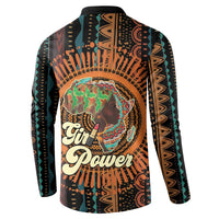 Black Girl Power Button Sweatshirt Happy International Women's Day