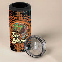 Black Girl Power 4 in 1 Can Cooler Tumbler Happy International Women's Day