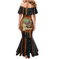Black Girl Power Family Matching Mermaid Dress and Hawaiian Shirt Happy International Women's Day