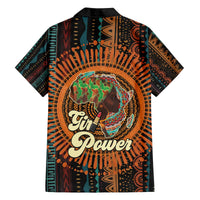 Black Girl Power Family Matching Off The Shoulder Long Sleeve Dress and Hawaiian Shirt Happy International Women's Day