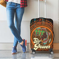 Black Girl Power Luggage Cover Happy International Women's Day