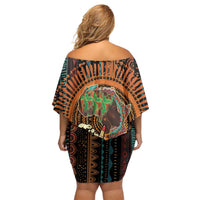 Black Girl Power Off Shoulder Short Dress Happy International Women's Day