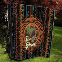Black Girl Power Quilt Happy International Women's Day - Wonder Print Shop