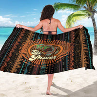 Black Girl Power Sarong Happy International Women's Day - Wonder Print Shop