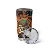 Black Girl Power Tumbler Cup Happy International Women's Day - Wonder Print Shop