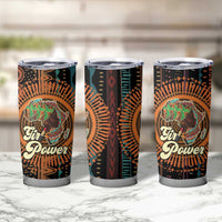 Black Girl Power Tumbler Cup Happy International Women's Day - Wonder Print Shop