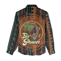 Black Girl Power Women Casual Shirt Happy International Women's Day - Wonder Print Shop