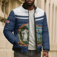 Personalized 3rd United States Colored Troops Bomber Puffer Jacket E Pluribus Unum - Wonder Print Shop